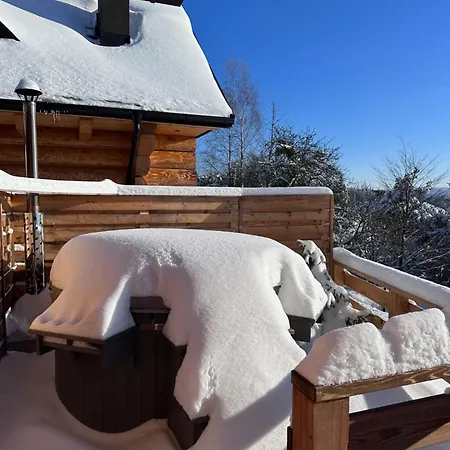 Drewniany W Gorach Jacuzzi & Balia - Osada Chelm Chalet *