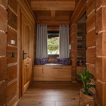 Drewniany W Gorach Jacuzzi & Balia - Osada Chelm Chalet Stroza (Myslenice)