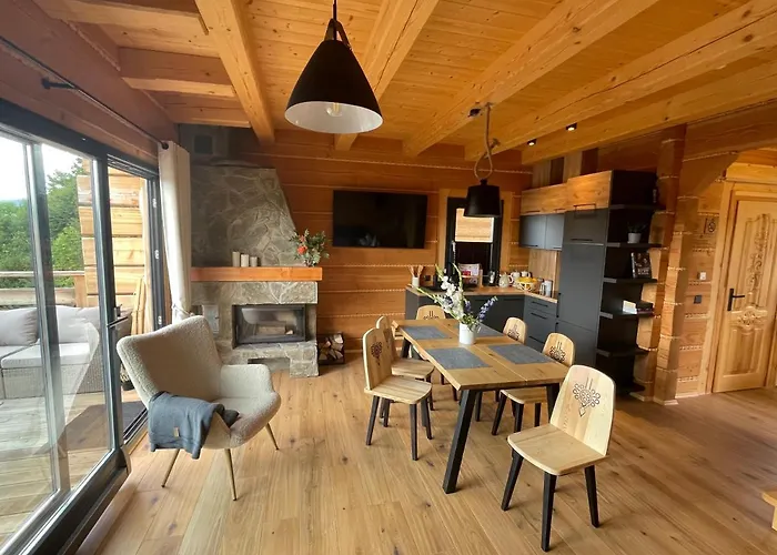 בקתה Z Bali Drewnianych W Gorach Jacuzzi & Balia - Osada Chelm *