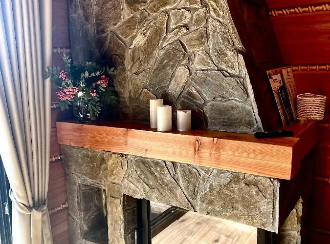 Z Bali Drewnianych W Gorach Jacuzzi & Balia - Osada Chelm בקתה