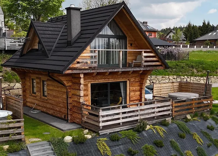 בקתה Z Bali Drewnianych W Gorach Jacuzzi & Balia - Osada Chelm