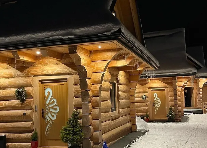 בקתה Z Bali Drewnianych W Gorach Jacuzzi & Balia - Osada Chelm Stroza (Myslenice)